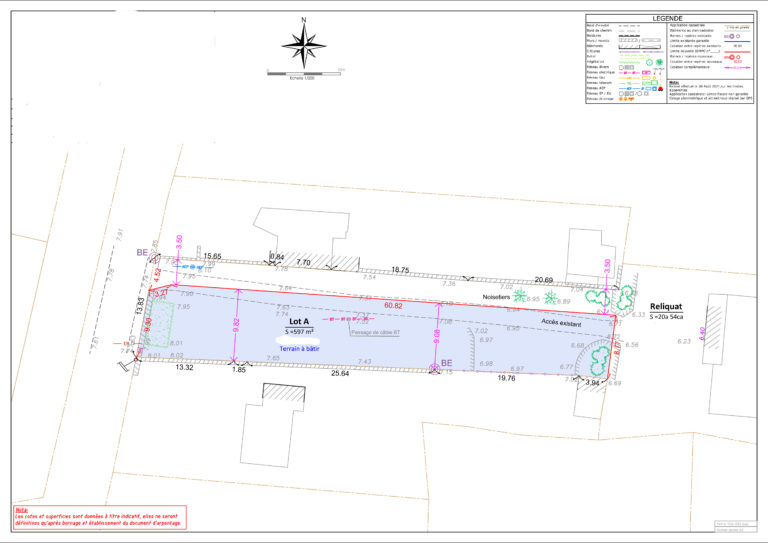 Terrain 597 m² · à Vannes · 597 m² · 313 500 €